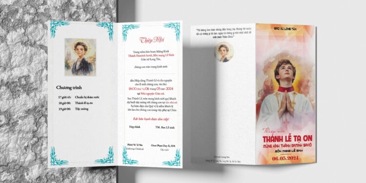 Mẫu thiệp mời bổn mạng