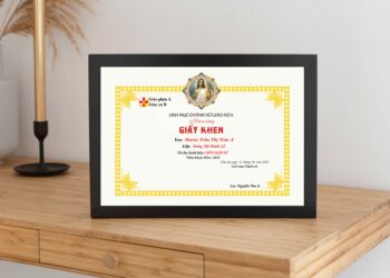 Mẫu Giấy Khen Công Giáo